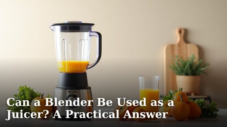 Can a Blender Be Used as a Juicer? A Practical Answer