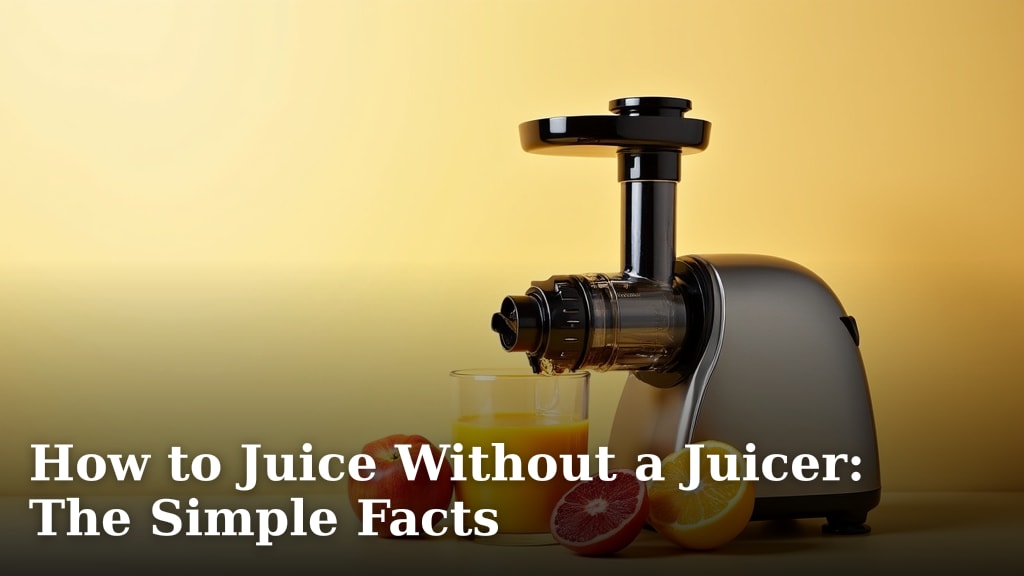 How to Juice Without a Juicer: The Simple Facts