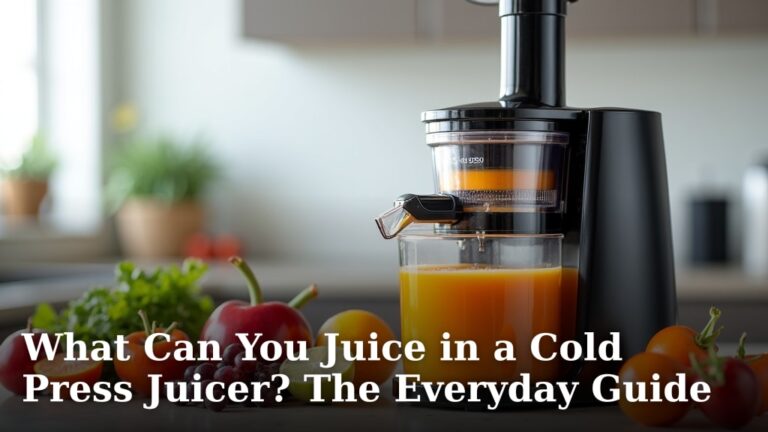 What Can You Juice in a Cold Press Juicer? The Everyday Guide