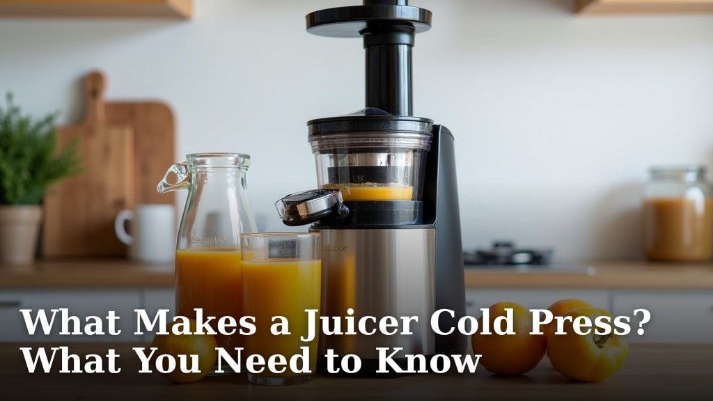 What Makes a Juicer Cold Press? What You Need to Know