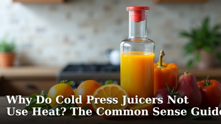 Why Do Cold Press Juicers Not Use Heat? The Common Sense Guide