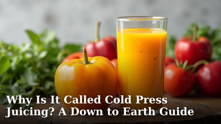 Why Is It Called Cold Press Juicing? A Down to Earth Guide